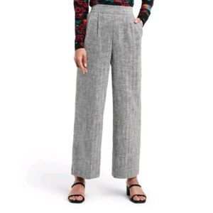 Rachel Comey x Target High-waist Wide Leg Black/White Chevron Tweed Pants Size 4